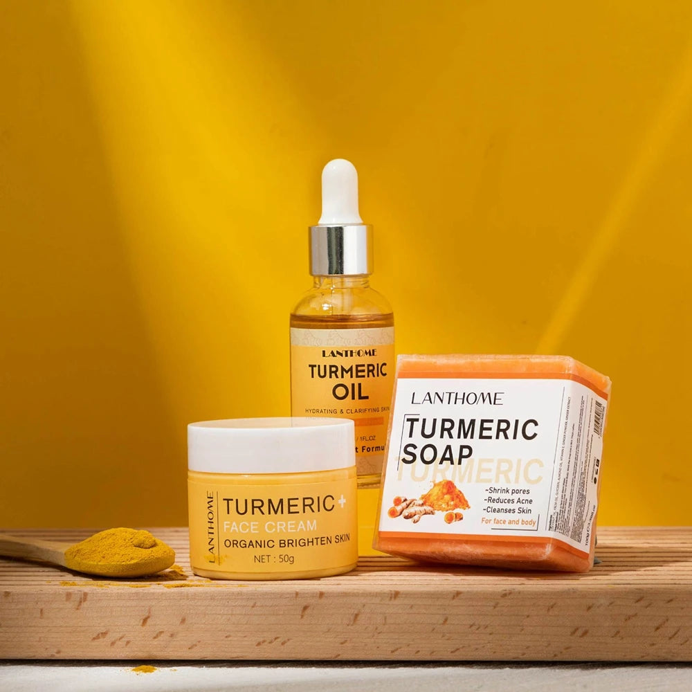 3pcs/set Turmeric Face Care Sets